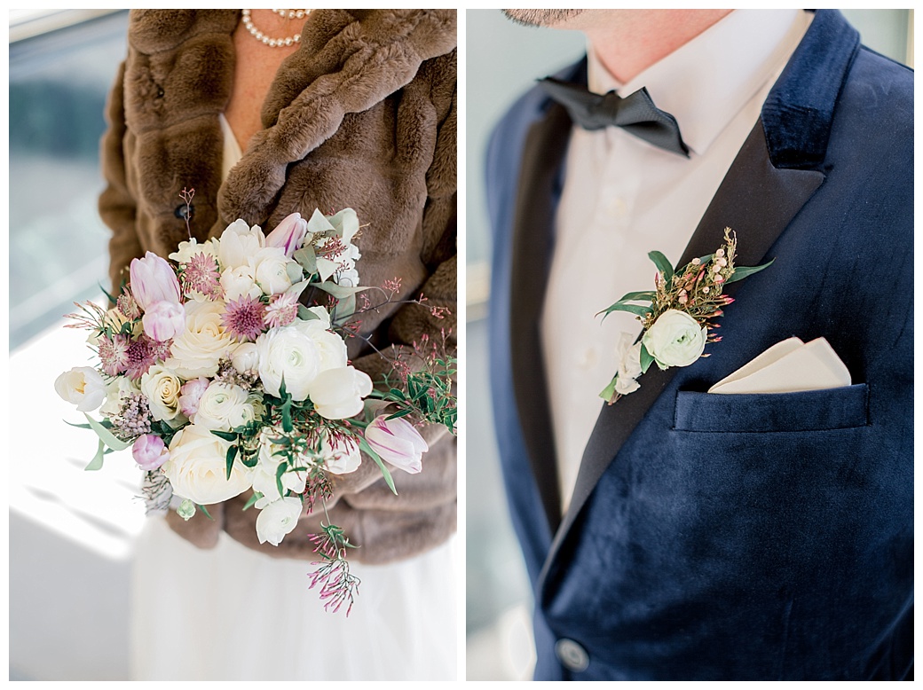elopement in Paris, modern bride, BHLDN bride, wedding florist in Paris