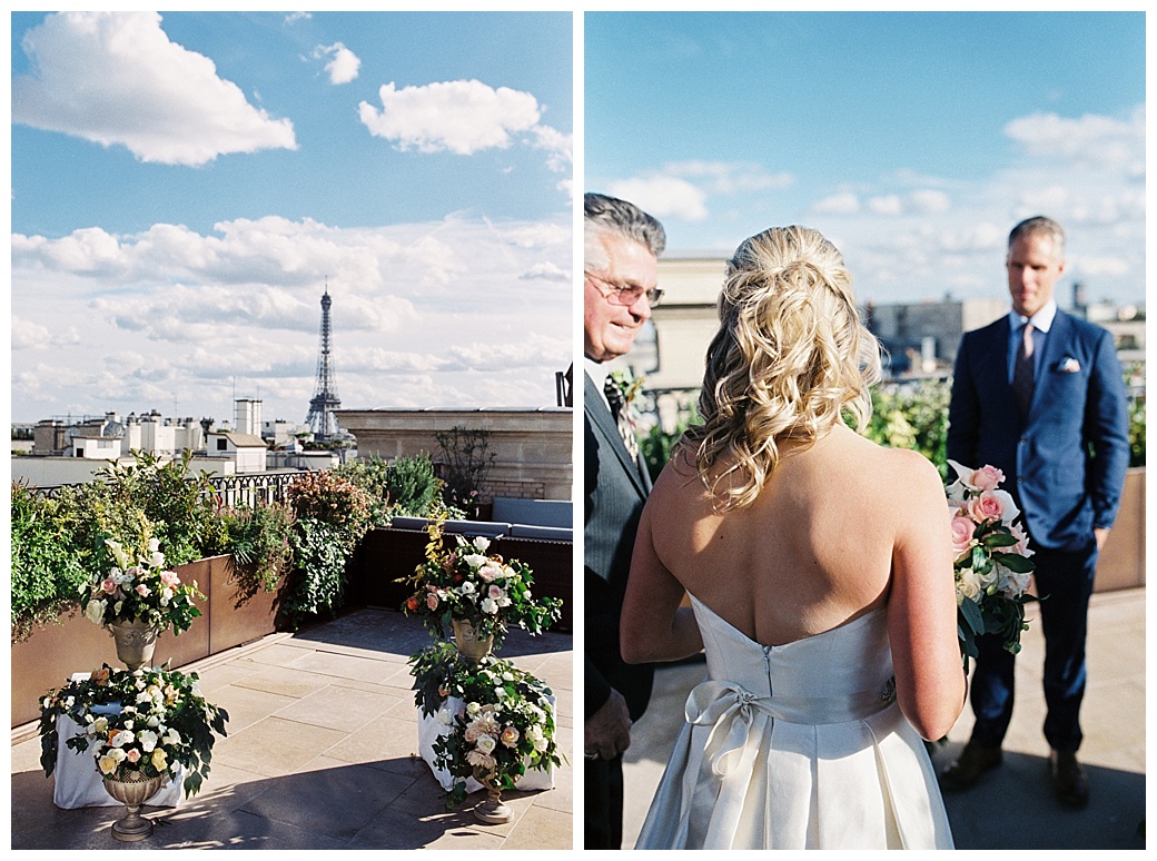 paris wedding, peninsula paris wedding, paris wedding planner, paris rooftop wedding