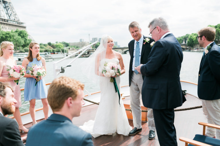 seine river cruise wedding